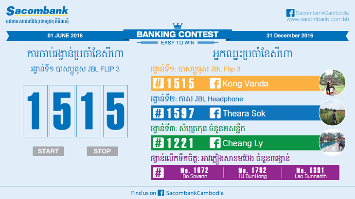 កម្មវិធី Banking Contest – Easy to Win​